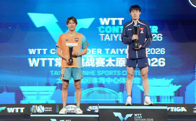 温瑞博太原站双冠登顶国乒男队三号位 陈熠反超